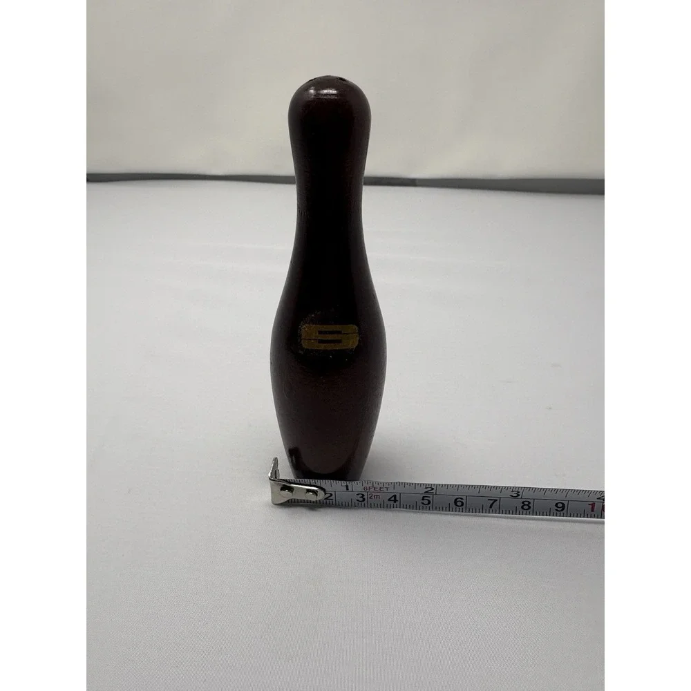 Vintage Wooden Bowling Pins Salt Shaker Replacement Retro